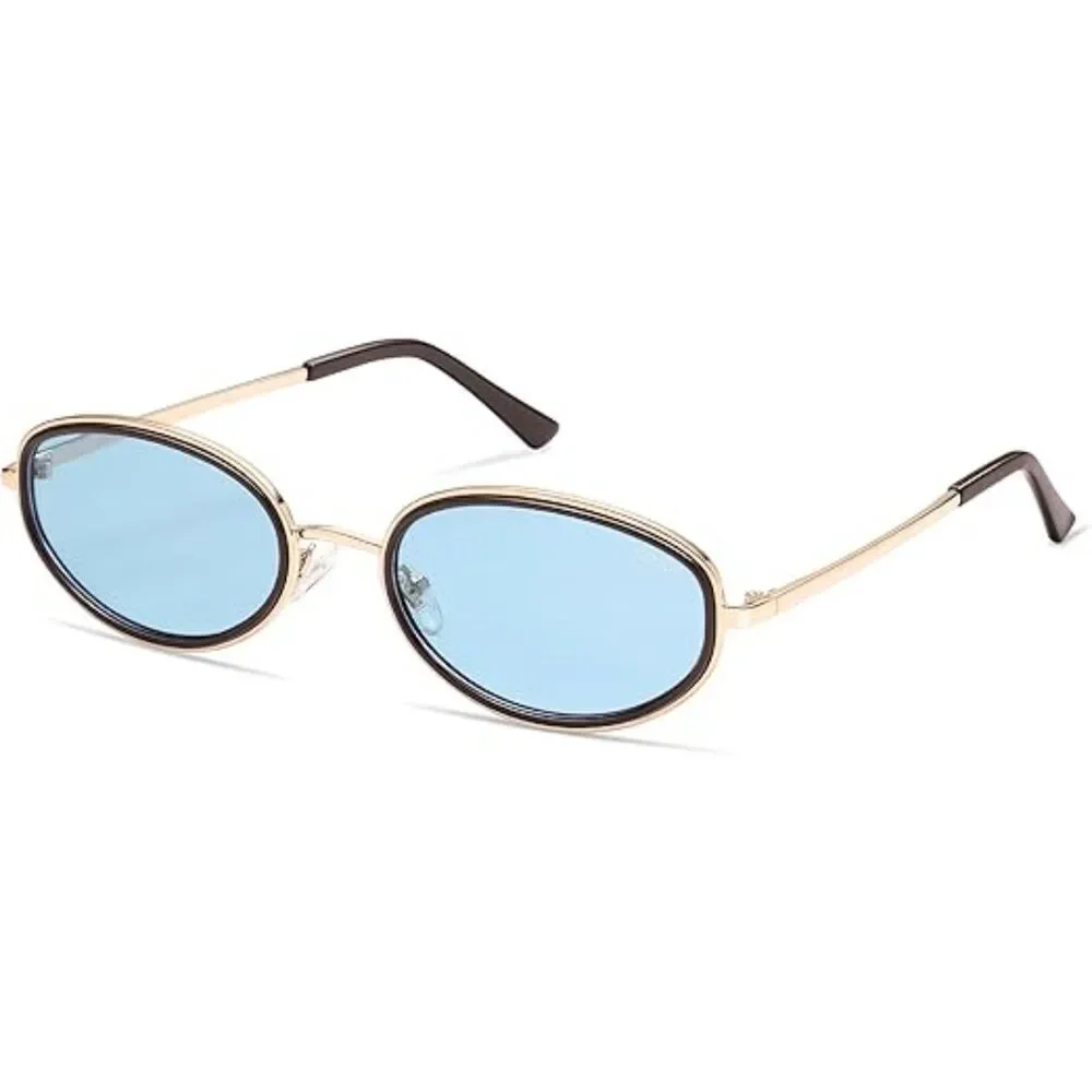 Trendy Oval Round Polarized Sunglasses for Men and Women Retro SJ1248